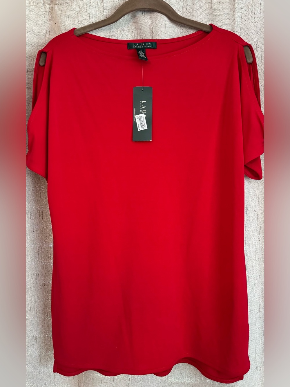 NWT - Ralph Lauren Top - Size M - Red